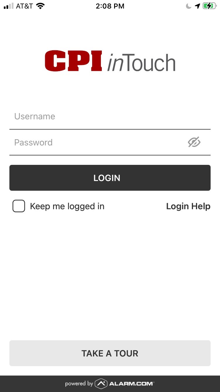 How do I control my garage door controller through the inTouch app?